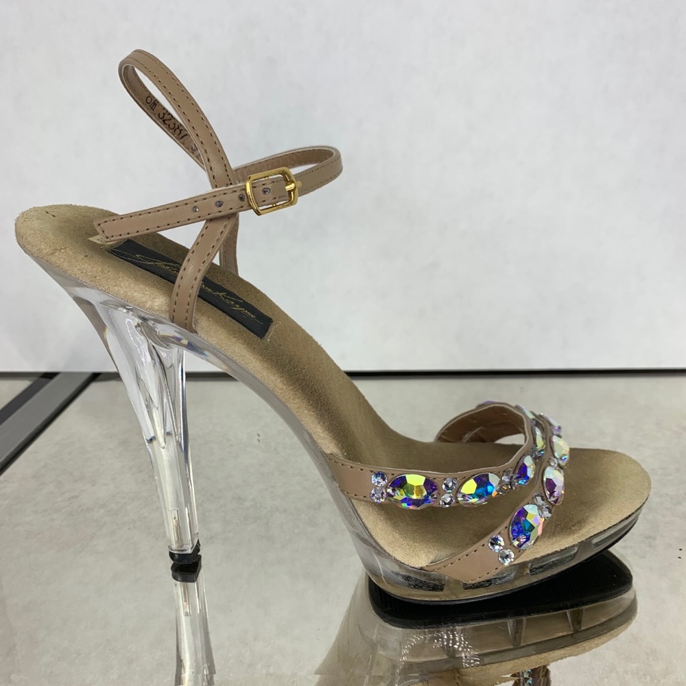 Johnathon Kayne Jeweled Stiletto Heel